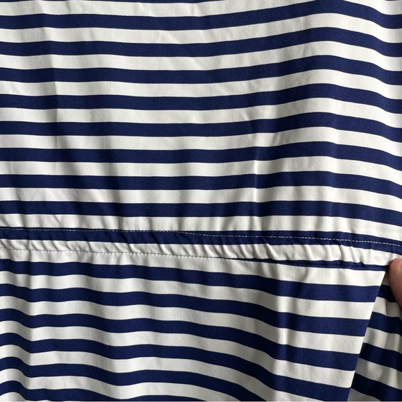 J. Mclaughlin Matiane Catalina navy and white stripe dress size M - Picture 6 of 6